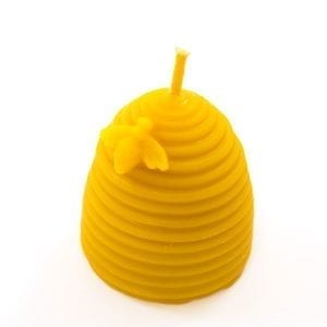 Beeswax Candle Bee on Skep Hand Poured | Hani Honey Co